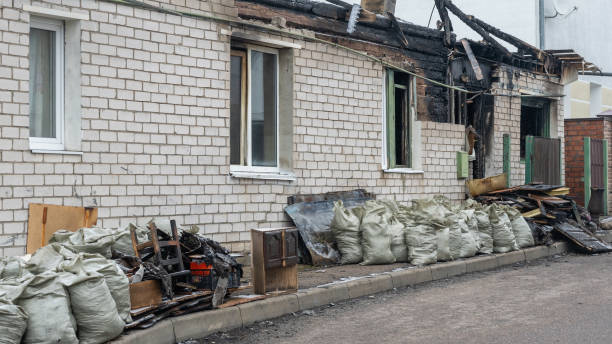 Professional Fire Damage Removal technician working in Cheltenham, PA